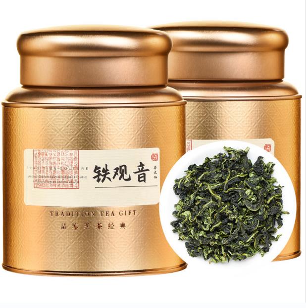 新茶安溪铁观音罐装浓香型乌龙茶散装兰花香茶叶礼盒装500g