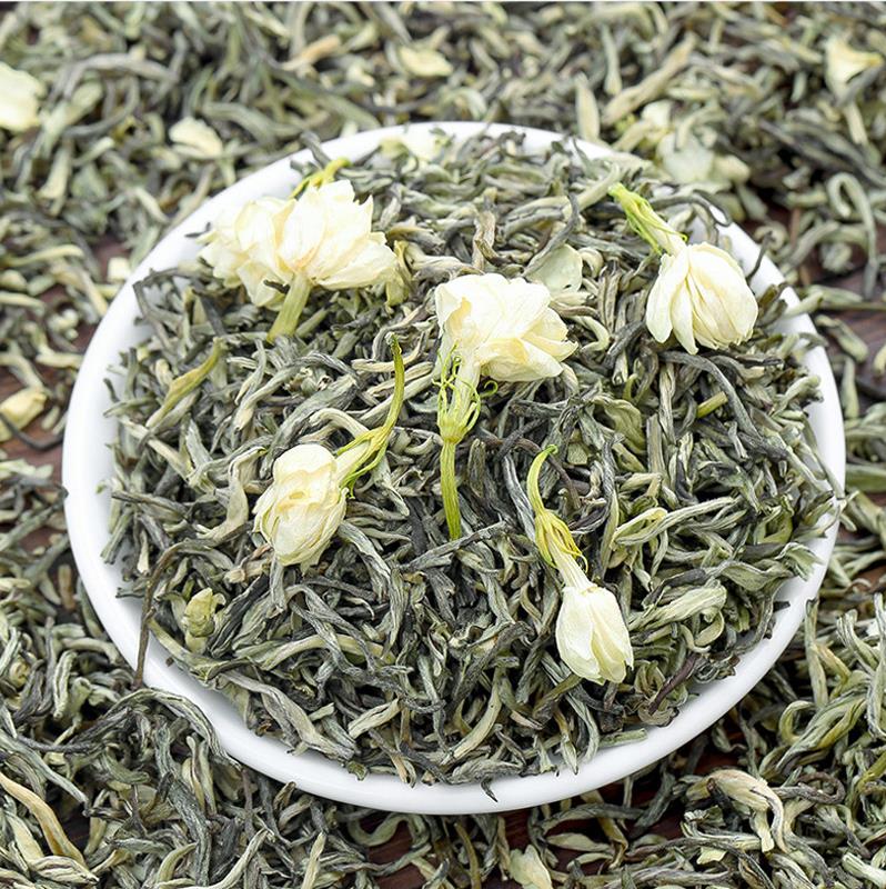 茉莉花茶叶绿茶2022新茶散装茉莉浓香型袋装罐装500g